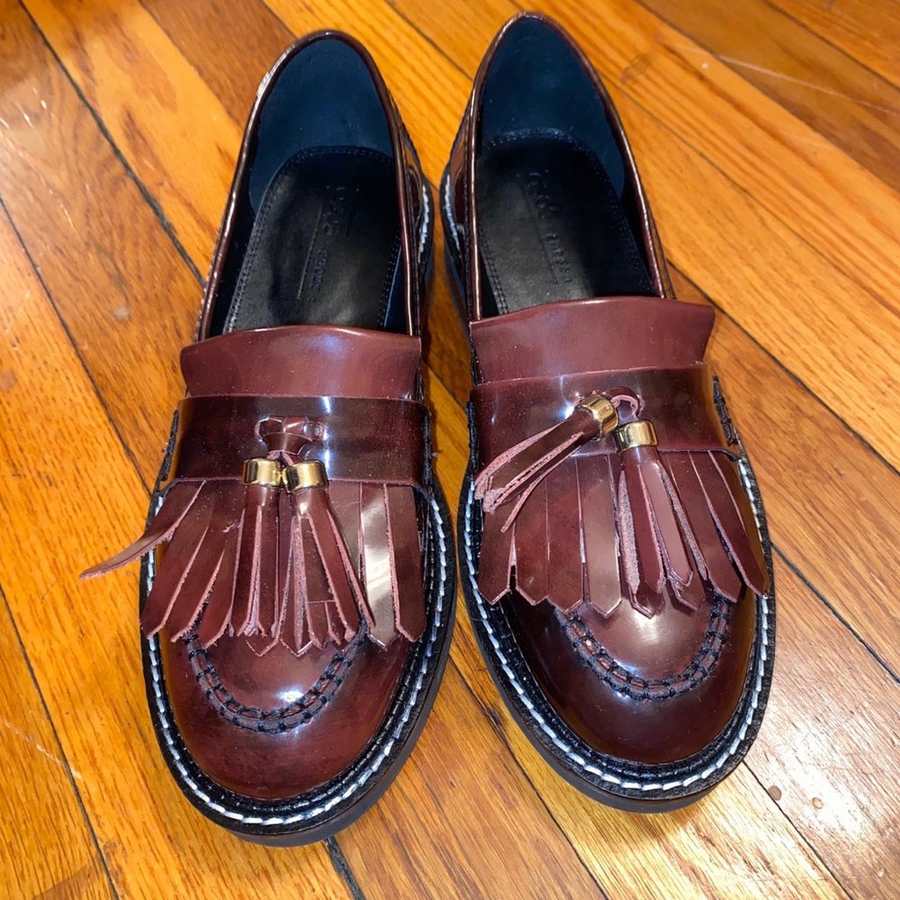 militant premium chunky leather loafer 
NWOT